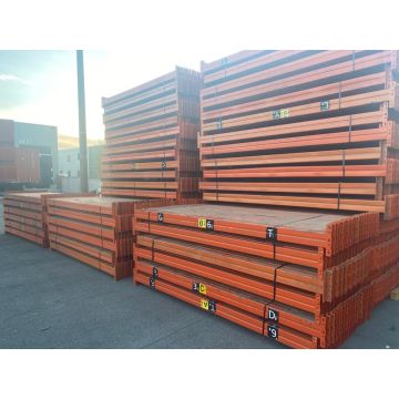 Palettenregaltraverse Traverse Palettenregal gebraucht / Jung Heinrich Typ T / 2.700 mm / K: 120 x 50 mm / orange / 3 HK