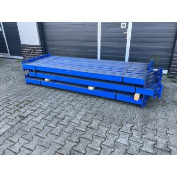 Palettenregaltraverse Traverse Palettenregal, gebraucht / SLP / 2.600 mm / K: 100 x 40 mm / blau / 3 HK