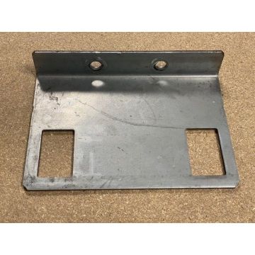 Halter f. Durchschubsicherung Agraffenwinkel Konsole / SLP / Länge: 200 mm / Öffnung: 52 x 32 mm