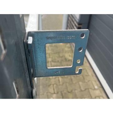 Halter f. Durchschubsicherungen Agraffenwinkel / BITO Pro / Tiefe: 93 mm / Breite: 93 mm / Ausführung: links