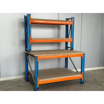 Packtisch Versandtisch Werktisch Werkbank, gebraucht | Stow Pal Rack NS | Gesamtbreite: 1.550 mm | Gesamthöhe: 2.000 mm | Gesamttiefe: 1.000/400 mm