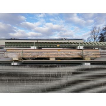 Sandwichplatten 100 mm Wand RAL 7016 Sonderposten Paket 511B