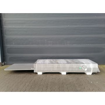 Sandwichplatten 60 mm Wand RAL 9007 Sonderposten Paket 585B