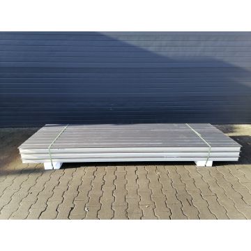 Sandwichplatten 80 mm Wand RAL 9007 Sonderposten Paket 590B