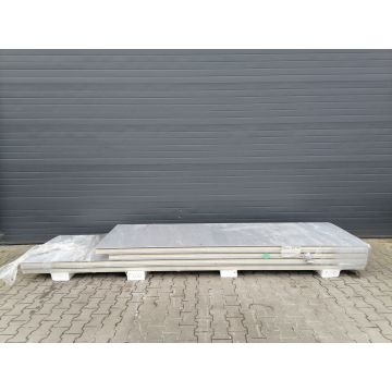 Sandwichplatten 80 mm Wand RAL 9006 Sonderposten Paket 600B
