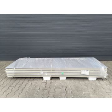 Sandwichplatten 80 mm Wand RAL 9006 Sonderposten Paket 620B