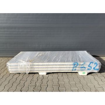 Sandwichplatten 80 mm Wand RAL 9006 Sonderposten Paket 652B