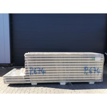 Sandwichplatten 100 mm Wand RAL 7016 Sonderposten Paket 674B