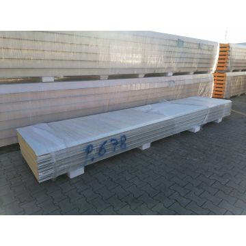 Sandwichplatten 80 mm Wand II. Wahl weiß Paket 678B