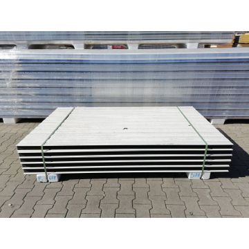 Sandwichplatten 60 mm Wand II. Wahl weiß Paket 688B