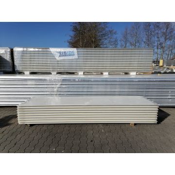 Sandwichplatten 60 mm Wand II. Wahl weiß Paket 694B