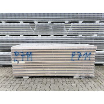Sandwichplatten 100 mm Wand II. Wahl RAL 9007 Paket 711B
