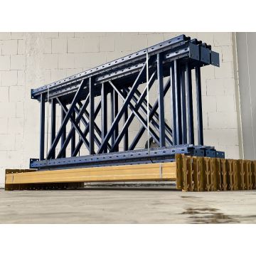 Palettenregalanlage Palettenregal Eurostock AS / gebraucht / Regalständer: 2.500 x 1.000 mm / Lichte Weite: 2.700 mm // Regallänge: 14,10 lfm.