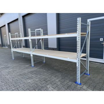Palettenregalanlage, SSI Schäfer PR 600 / neu/ gebraucht / Regalständer: 2.350 x 800 mm / Lichte Weite: 2.400 mm / Regallänge: Auswählbar 