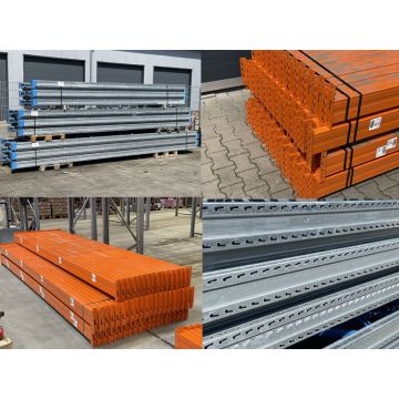 Palettenregalanlage Palettenregal gebraucht / Stow Pal Rack NS / Regalständer: 2.300 mm x 1.100 mm / Lichte Weite: 3.600 mm / Regallänge: Auswählbar