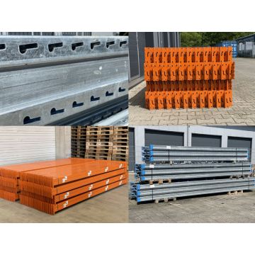 Palettenregalanlage Palettenregal gebraucht / Stow Pal Rack NS / Regalständer: 4.700 mm x 1.100 mm / Lichte Weite: 3.600 mm / Regallänge: Auswählbar