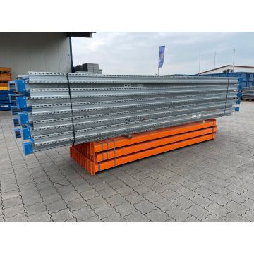Palettenregalanlage Palettenregal gebraucht / Stow Pal Rack NS / Regalständer: 4.700 mm x 1.100 mm / Lichte Weite: 3.600 mm / Regallänge: Auswählbar