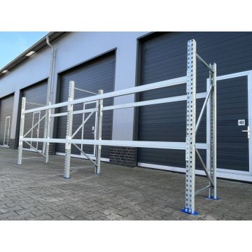 Palettenregalanlage, SSI Schäfer PR 600 / neu / Regalständer: 2.350 x 800 mm / Lichte Weite: 2.400 mm // Regallänge: Auswählbar  