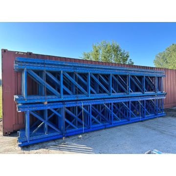 Palettenregalständer, gebraucht / Eurostock AS / 6.000 x 1.000 mm / Profil: 100 mm 
