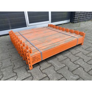 Palettenregaltraverse Traverse Palettenregal, gebraucht / Stow Pal Rack NS / 1.000 mm / K: 125 x 50 mm / orange / 4 HK