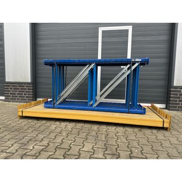 Palettenregalanlage Palettenregal, gebraucht | Eurostock AS | Regalständer: 2.000 x 1.000 mm | Lichte Weite: 2.700 mm | Regallänge: 14,10 lfm.