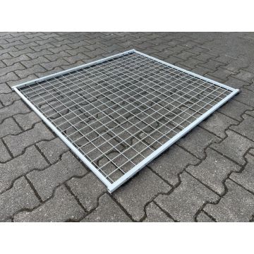 Rückwandgitter, gebraucht / 1.100 x 1.000 mm / cremeweiß 