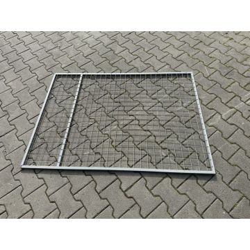 Rückwandgitter Gitter f. Palettenregale, gebraucht | Gesamtbreite: 1.390 mm | Gesamthöhe: 1.000 mm | Materialfarbe: grau