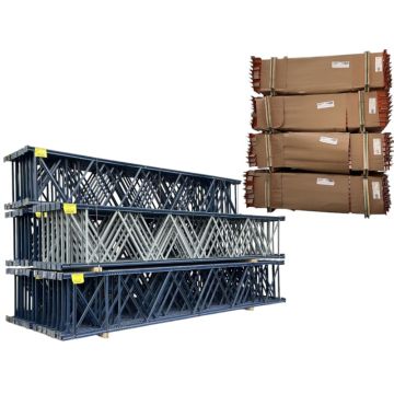 Palettenregalanlage Palettenregal, gebraucht | Mecalux | Regalständer: 6.000 x 1.100 mm | Lichte Weite: 1.825 mm | Regallänge: Auswählbar