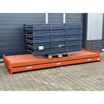 Palettenregalanlage Palettenregal, gebraucht | Mecalux | Regalständer: 1.8000 x 1.100 mm | Lichte Weite: 3.300 mm | Regallänge: 30,70 lfm.
