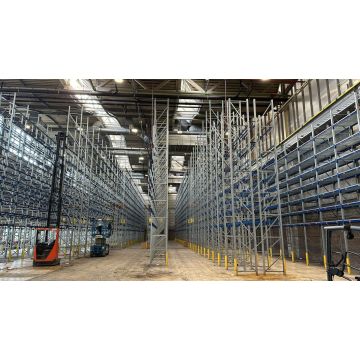 Palettenregalanlage Palettenregal, gebraucht | SSI Schäfer PR 600 | Regalständer: 12.100 x 1.050 mm | Lichte Weite: 1.800 mm | Regallänge: Auswählbar