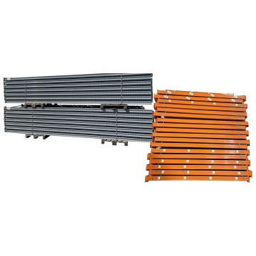 Palettenregalanlage Palettenregal gebraucht / Stow Pal Rack NS / Regalständer: 4.500 mm x 1.100 mm / Lichte Weite: 3.600 mm / Regallänge: Auswählbar