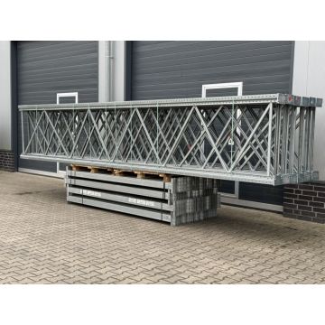  Palettenregalanlage Palettenregal, gebraucht | Dexion P 90 | Regalständer: 6.000 x 1.100 mm | Lichte Weite: 2.660 mm | sendzimir verzinkt | Regallänge: 24,94 lfm.
