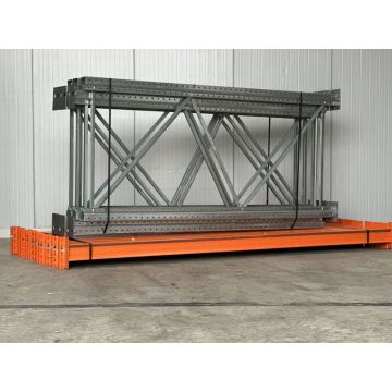 Palettenregalanlage Palettenregal, gebraucht | Dexion P 90 | Regalständer: 2.400 x 1.100 mm | Lichte Weite: 3.000 mm | orange | Regallänge: 15,60 lfm.