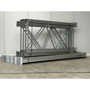 Palettenregalanlage Palettenregal, gebraucht | Dexion P 90 | Regalständer: 2.400 x 1.100 mm | Lichte Weite: 3.000 mm | sendzimir verzinkt | Regallänge: 15,60 lfm.