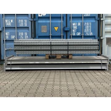 Palettenregalanlage Palettenregal, gebraucht | Dexion P 90 | Regalständer: 2.500 x 1.100 mm | Lichte Weite: 3.000 mm | Regallänge: Auswählbar