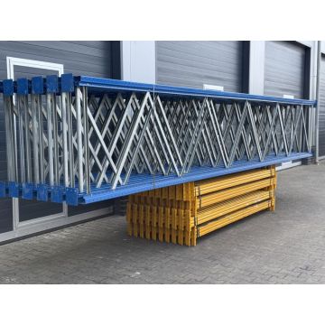 Palettenregalanlage Palettenregal, gebraucht | Jung Heinrich Esmena | Regalständer: 6.000 x 1.100 mm | Lichte Weite: 2.707 mm | Regallänge: 30,98 lfm.