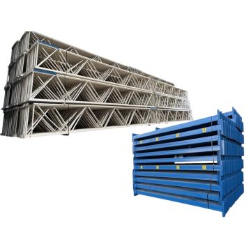 Palettenregalanlage Palettenregal, gebraucht | Nedcon NS | Regalständer: 9.000 x 1.100 mm | lichte Weite: 3.700 mm | Regallänge: Auswählbar