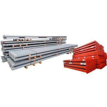 Palettenregalanlage Regalanlage, gebraucht | Redirack | Regalständer: 6.610 x 1.100 mm | Lichte Weite: 3.610 mm | Regallänge: Auswählbar