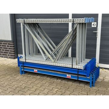 Palettenregalanlage Palettenregal, gebraucht | SSI Schäfer | Regalständer: 1.700 x 1.050 mm | Lichte Weite: 1.800 mm | Regallänge: 11,43 lfm.