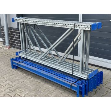 Palettenregalanlage Palettenregal, gebraucht | SSI Schäfer | Regalständer: 1.900 x 850 mm | Lichte Weite: 1.800 mm | Regallänge: 5,70 lfm.