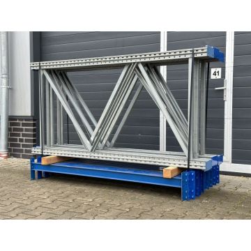 Palettenregalanlage Palettenregal, gebraucht | SSI Schäfer | Regalständer: 2.100 x 1.050 mm | Lichte Weite: 1.800 mm | Regallänge: 7,65 lfm.