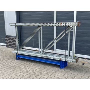 Palettenregalanlage Palettenregal, gebraucht | SSI Schäfer | Regalständer: 2.500 x 1.100 mm | Lichte Weite: 1.800 mm | Regallänge: 2,08 lfm.