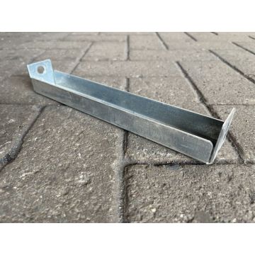 Regalverbinder Verbinder f. Palettenregale gebraucht / Stow NS / Gesamtlänge: 250 mm / sendzimir verzinkt