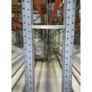 Regalverbinder Verbinder f. Palettenregale, gebraucht | Stow NS | Gesamtlänge: 150 mm | sendzimir verzinkt