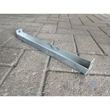 Regalverbinder Verbinder f. Palettenregale gebraucht / Stow NS / Gesamtlänge: 360 mm / sendzimir verzinkt