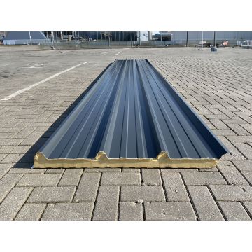 Sandwichplatten I.Wahl - 60mm Dach in Anthrazit (33,50€/QM)