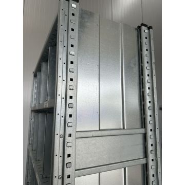 Seitenwand für Fachbodenregal Fachboden Magazinregal, gebraucht | SSI Schäfer R 3000 | für Ständertiefe: 400 mm | Gesamthöhe: 2.275 mm | sendzimir verzinkt