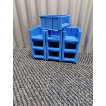 Auer Sichtlagerkisten, neu, SK 2, 160x102x75mm in Blau