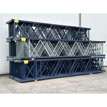 Palettenregalständer Palettenregal Regalständer, gebraucht | Mecalux | 6.000 x 1.000 mm | Rahmenprofilabm.: 80 x 69 x 2,00 mm | blau