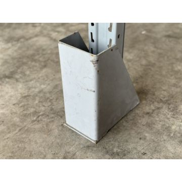 U - Anfahrschutzecke Rammschutz Rammschutzecke, gebraucht | Gesamthöhe: 305 mm | Gesamtbreite: ca. 140 mm | Materialfarbe: grau